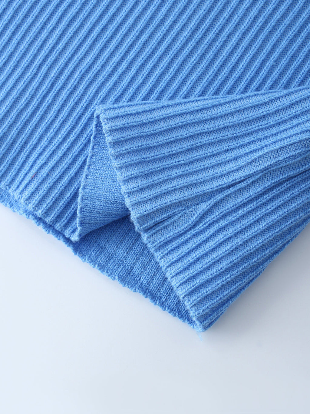 Sleeveless Ribbed Crew-Blue-4