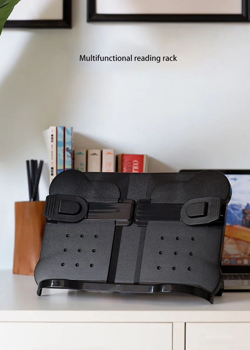 Multifunctional Adjustable Reading Book Holder Bookshelf Mobile Phone Tablet Book Stand Holder Portable Foldable Bookends