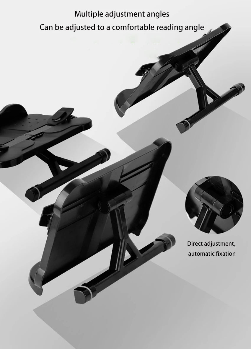 Multifunctional Adjustable Reading Book Holder Bookshelf Mobile Phone Tablet Book Stand Holder Portable Foldable Bookends