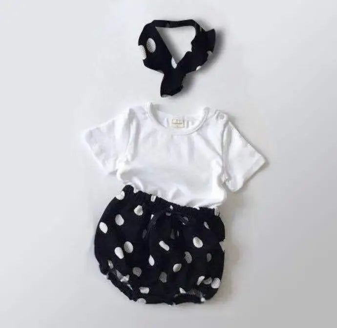 Children Clothing Sets 2024 Summer Baby Clothing Set Korean Style Toddler Boys Clothes T shirts + PP shorts Infant Girls Clothes