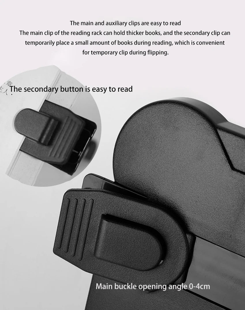 Multifunctional Adjustable Reading Book Holder Bookshelf Mobile Phone Tablet Book Stand Holder Portable Foldable Bookends