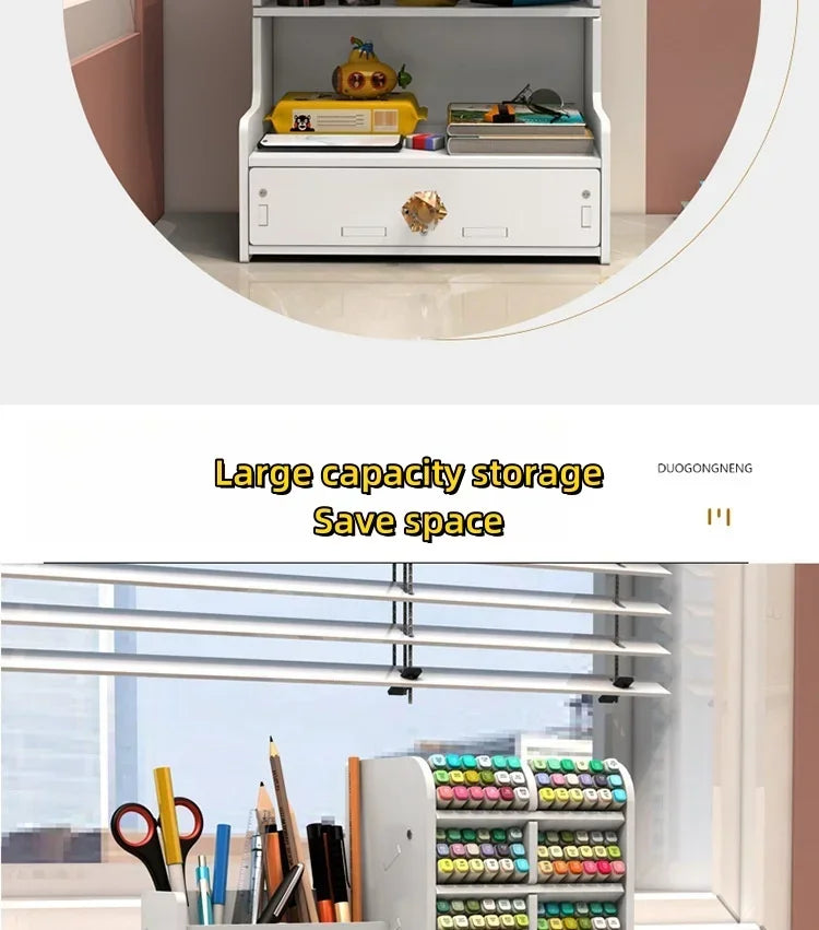 DIY Space-Saving Large-Capacity Pen Holder Office Supplies Storage Stationery Box Student School Supplies Storage Dormitory Use
