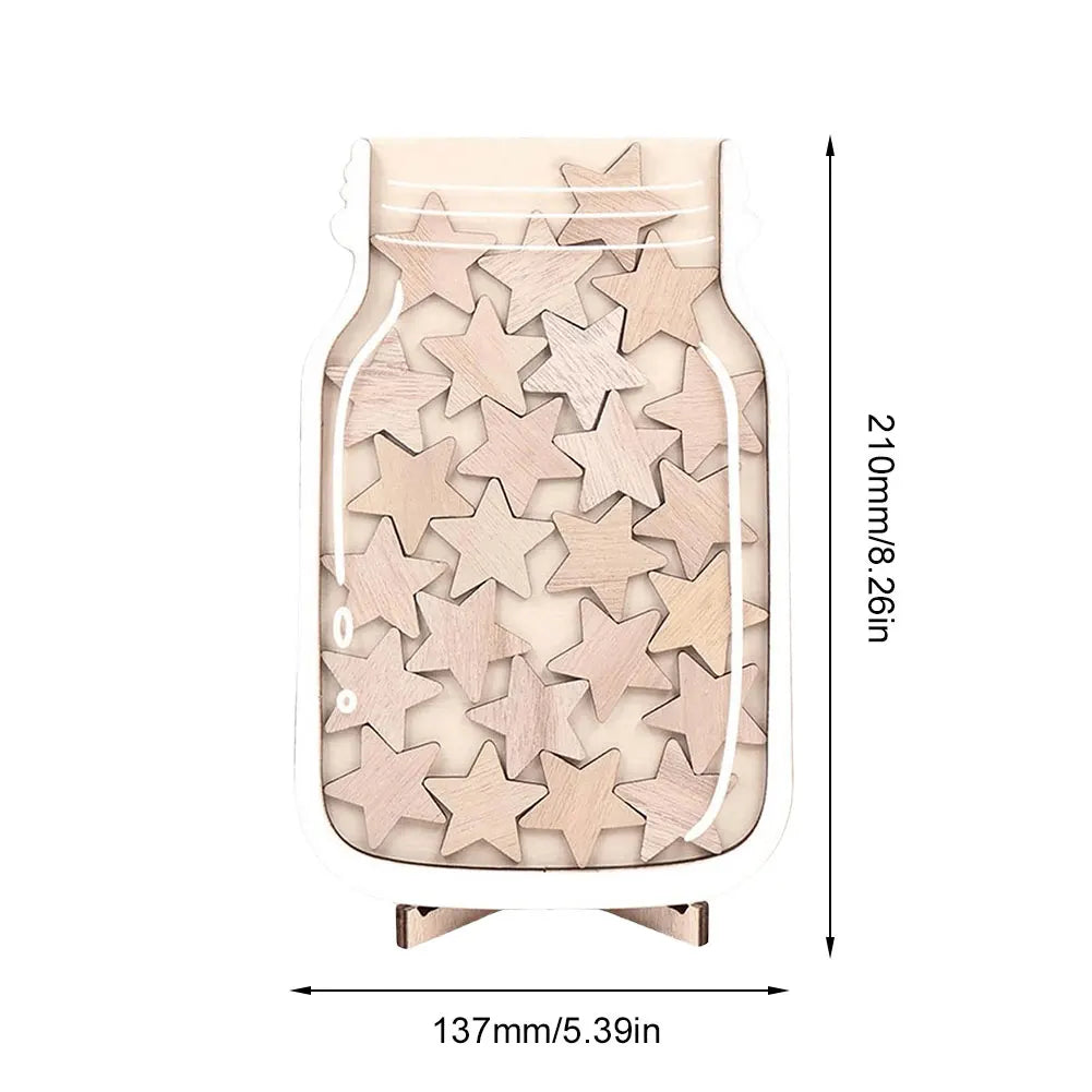 1piece-Kids Reward Jar With Star dinosaur Classroom Classroom Reward Jar with Standing Base Chore Chart Gifts For Kids Birthday