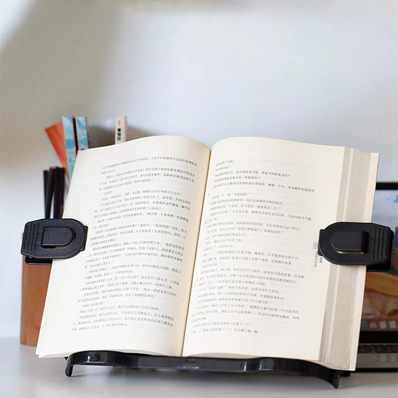 Multifunctional Adjustable Reading Book Holder Bookshelf Mobile Phone Tablet Book Stand Holder Portable Foldable Bookends