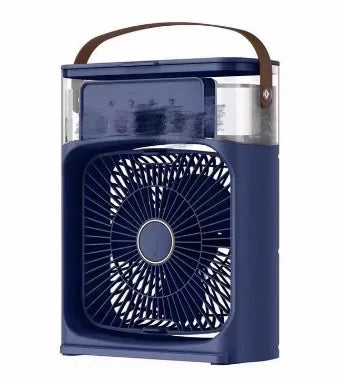 Air Humidifier, Small Fan, Air Conditioner, Fan, LED Night Light, USB Fan Three In One, Home And Office Humidifier
