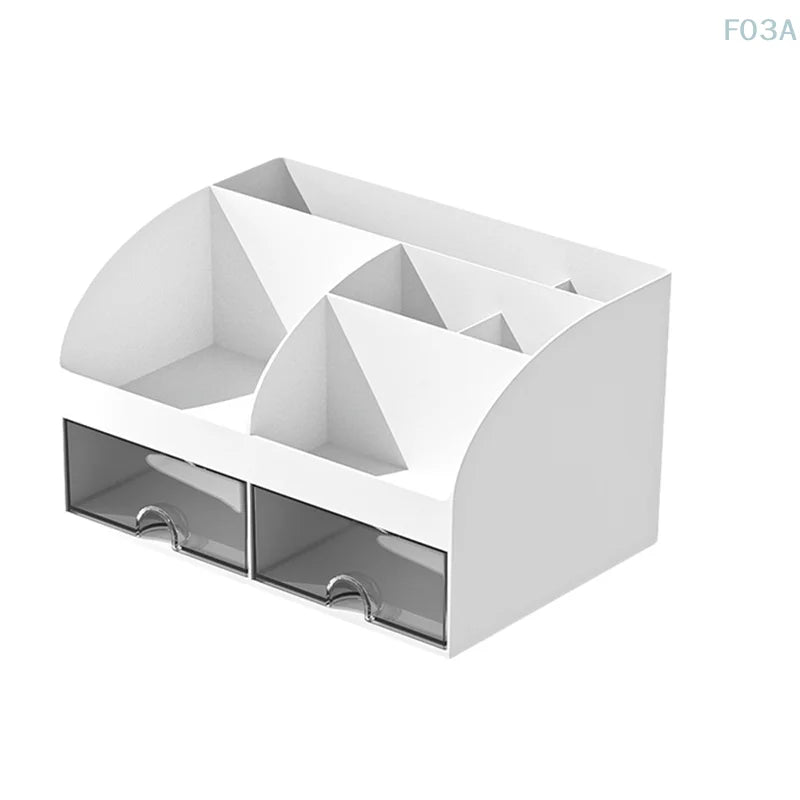 Desktop Organizer With Drawers Desk Organizer Tabletop Makeup Storage Box Smooth And Sturdy Office Supplies Storage Box Multi