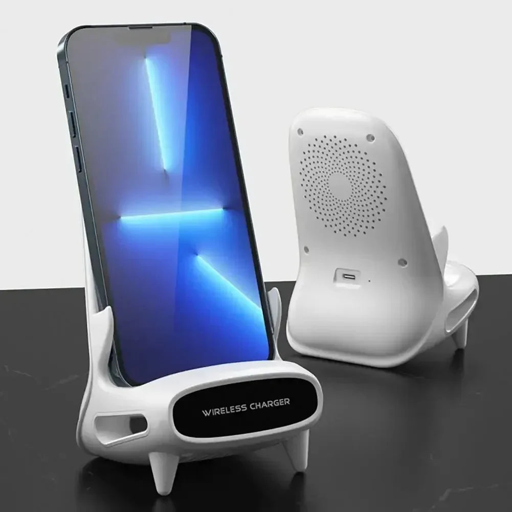 15W Wireless Charger for iPhone 16 15 Pro Max Fast Charging Stand for Samsung S23 Xiaomi Qi Certified Induction Charger Station