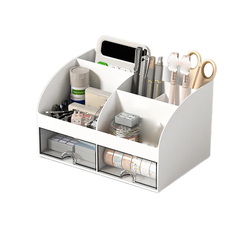 Desktop Organizer With Drawers Desk Organizer Tabletop Makeup Storage Box Smooth And Sturdy Office Supplies Storage Box Multi