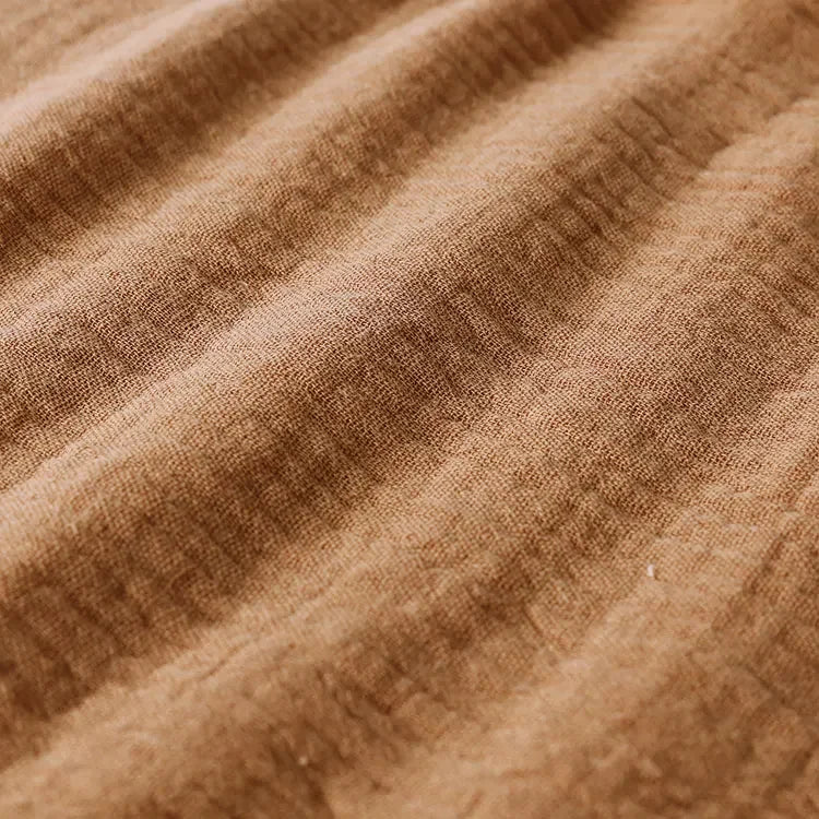 Casual Children Clothing Boys Outfit Set Solid Color Cotton Linen Short Sleeve Tops Shorts 2 PCS Summer Kids Clothing 1-7 Years