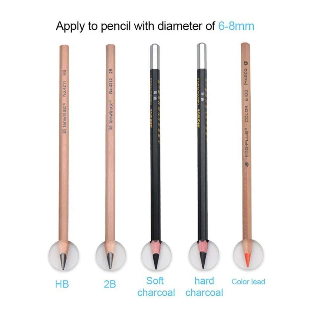 1PC Tenwin Electric Auto Pencil Sharpener Safe Student Helical Steel Blade Sharpener for Artists Kids Adults Colored Pencils