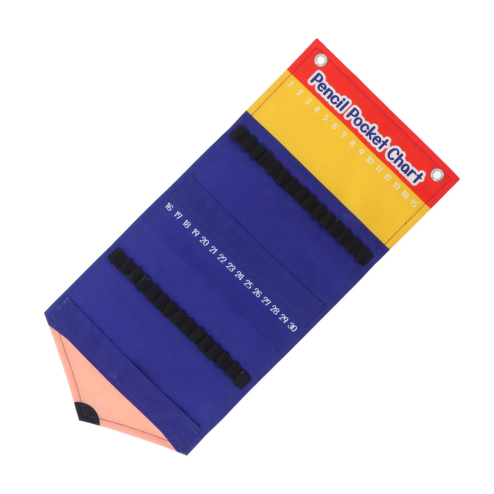 Pencil Pocket Chart Classroom Pencil Dispenser Organizer Holder Wall Pocket for Kids Teachers School Storage Pencil Pocket Chart