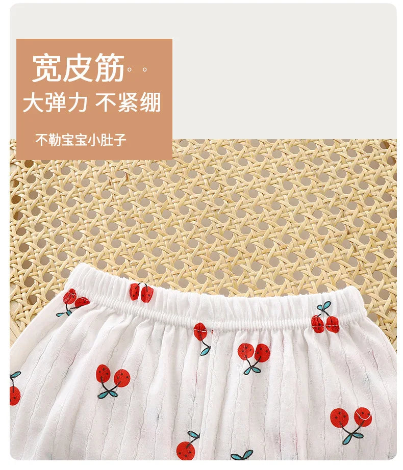 2025 New Children's Home Clothes Set Pure Cotton Boys Clothes Girls Pajamas Thin Section Clothing Baby Kids Chothing