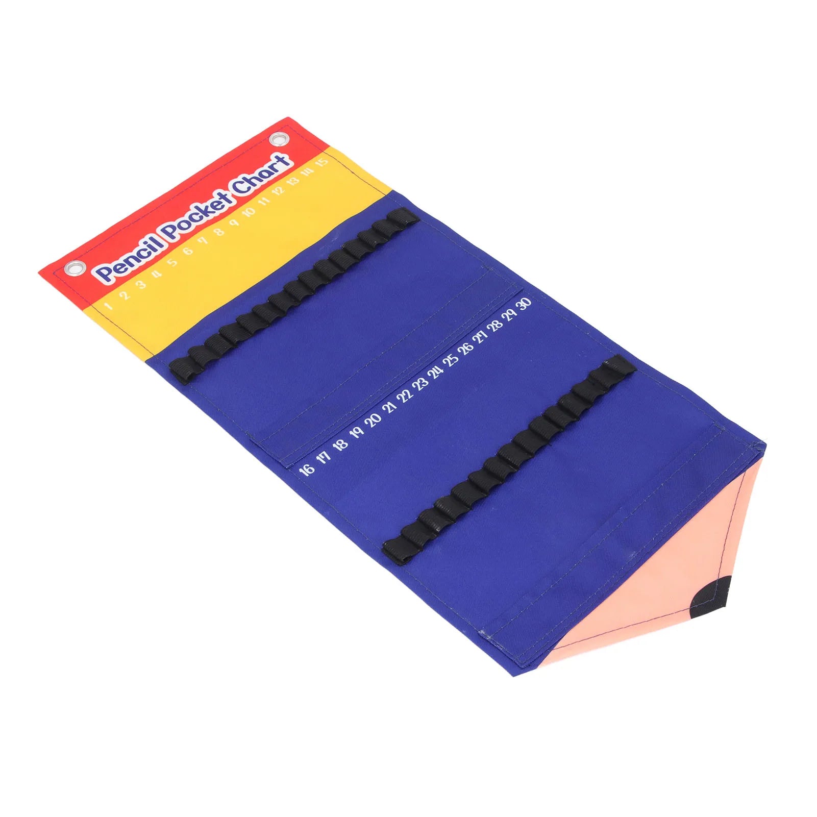 Pencil Pocket Chart Classroom Pencil Dispenser Organizer Holder Wall Pocket for Kids Teachers School Storage Pencil Pocket Chart