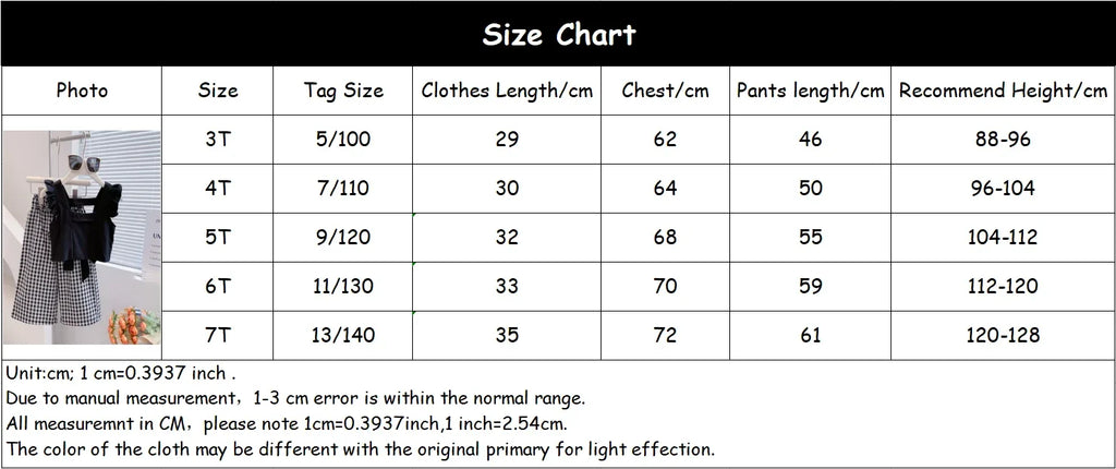 Summer Children'S Girls' Clothing Sets 2024 New Camisole Top Plus Plaid Wide-Leg Pants 2Pcs Fashion Baby Kids Clothes Suit