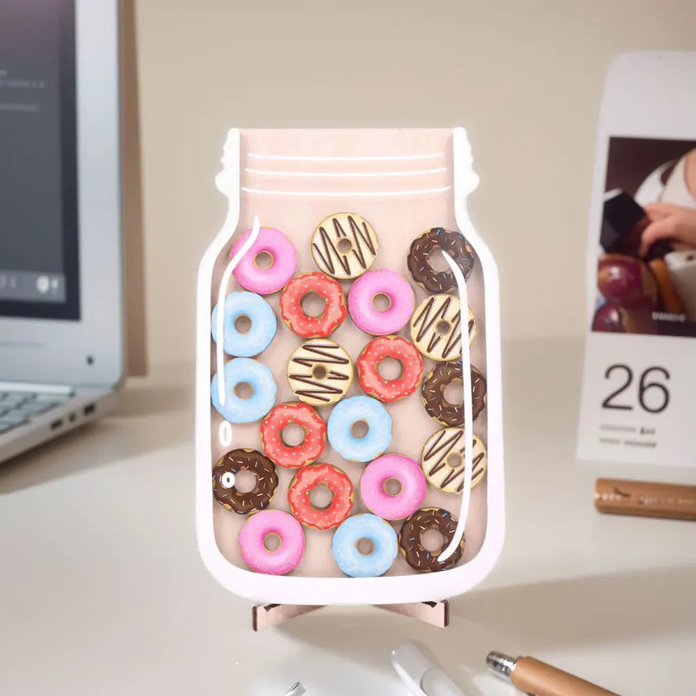 1piece-Kids Reward Jar With Star dinosaur Classroom Classroom Reward Jar with Standing Base Chore Chart Gifts For Kids Birthday