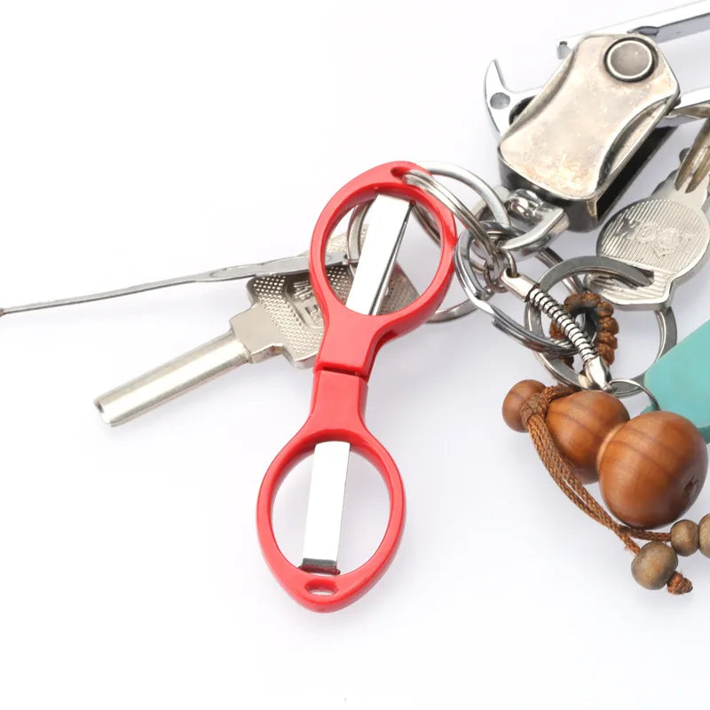 60Pcs Folding Scissor Creative Stationery Portable Manual Student Paper Scissors Paper Cutting Knife Classroom Learning Tools