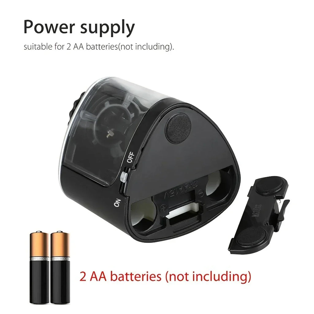 1PC Tenwin Electric Auto Pencil Sharpener Safe Student Helical Steel Blade Sharpener for Artists Kids Adults Colored Pencils