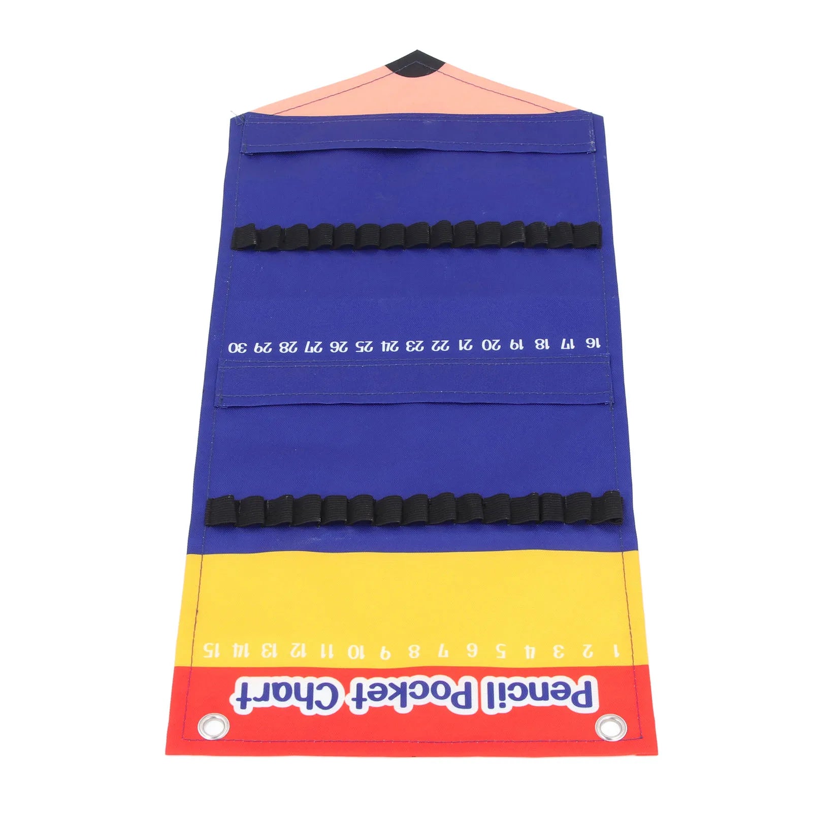 Pencil Pocket Chart Classroom Pencil Dispenser Organizer Holder Wall Pocket for Kids Teachers School Storage Pencil Pocket Chart