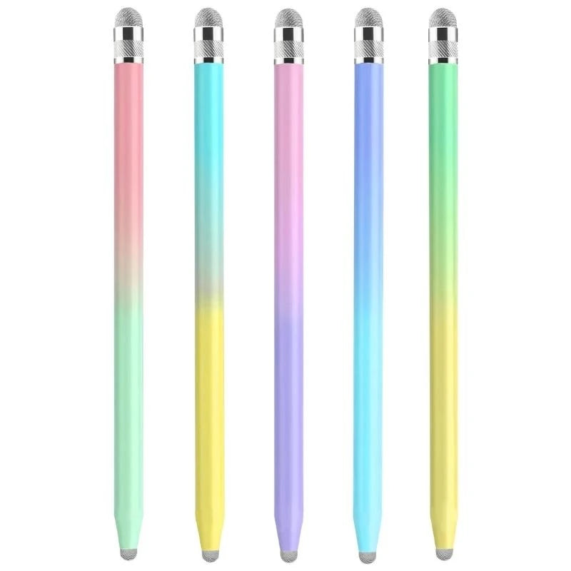 Double Head Capacitive Pen Gradients Color Styluses Pen for Adults Universal for Phone Tablet Touch Screens Sensitivity