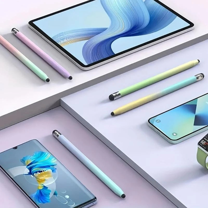 Double Head Capacitive Pen Gradients Color Styluses Pen for Adults Universal for Phone Tablet Touch Screens Sensitivity