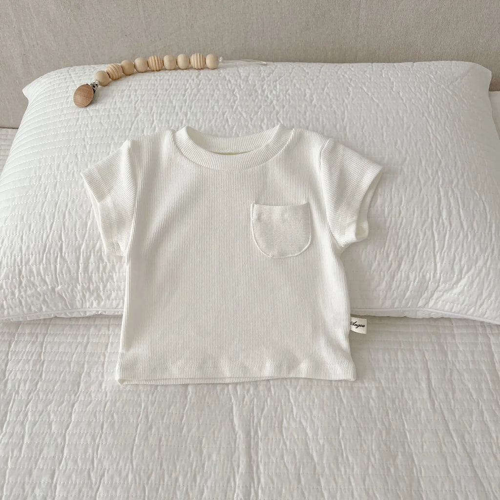 Children Clothing Sets 2024 Summer Baby Clothing Set Korean Style Toddler Boys Clothes T shirts + PP shorts Infant Girls Clothes