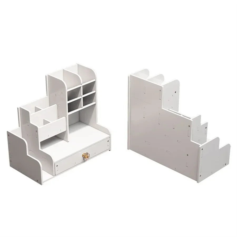 DIY Space-Saving Large-Capacity Pen Holder Office Supplies Storage Stationery Box Student School Supplies Storage Dormitory Use