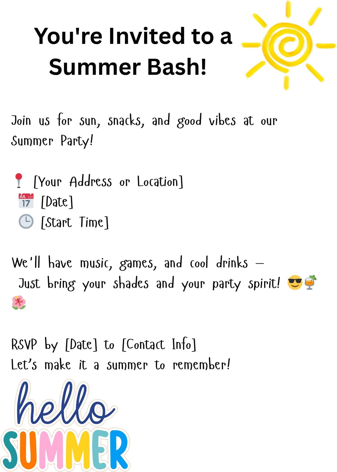 Invitations, Planning sheets, Planners